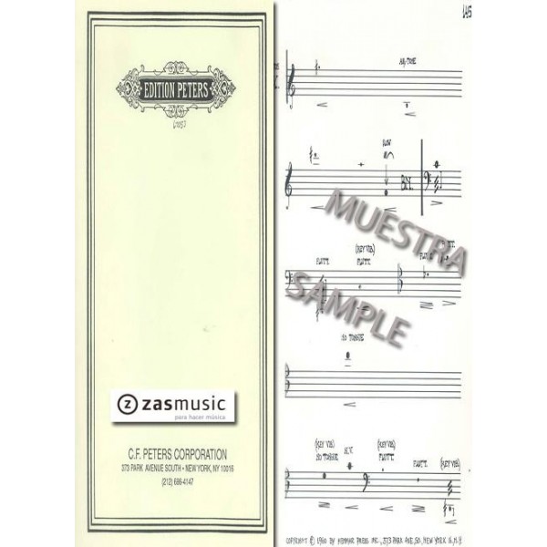 Cage: Solo for bassoon and baryton saxophone.