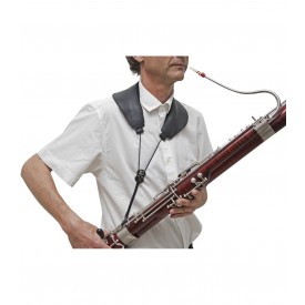 Correa "Yoke" de piel para fagot