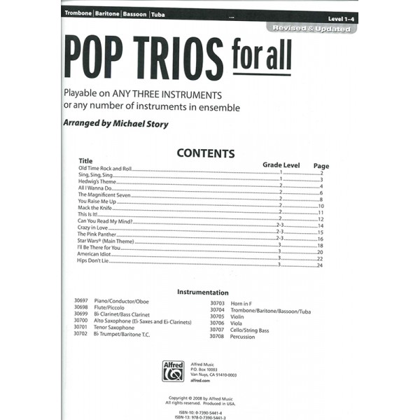 Pop Trios For All