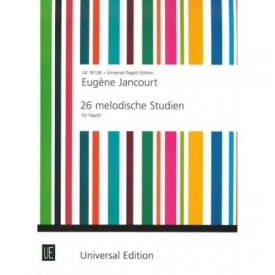 Jancourt: 26 Melodic Studies for Bassoon