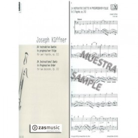 Küffner: 24 Instructional Duets in progressive for two Bassoons, op. 212