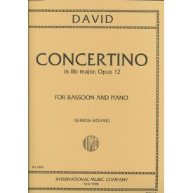 David: Concertino in Bb major, Opus 12 for Bassoon and Piano
