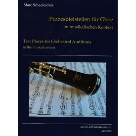 Schaeferdiek: Test Pieces for Orchestral Auditions in the musical context