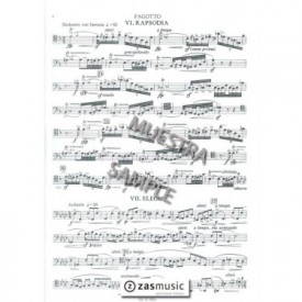 Nussio, Otmar (1902-1990): Variations on an Arietta by Pergolesi for bassoon and piano (1953)