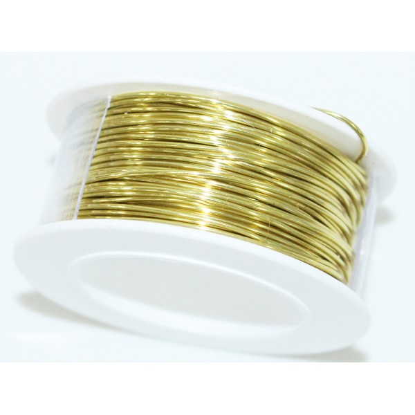 Bobina hilo de latón 0,6mm.