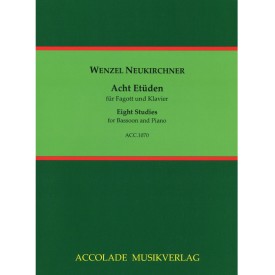 Neukirchner, Wenzel : 8 Etüden für Fagott und Klavier