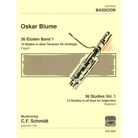 Blume, Oskar: 12 Studies in all keys for beginners