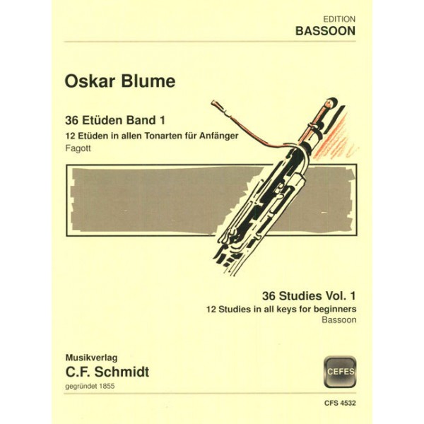 Blume, Oskar: 12 Studies in all keys for beginners