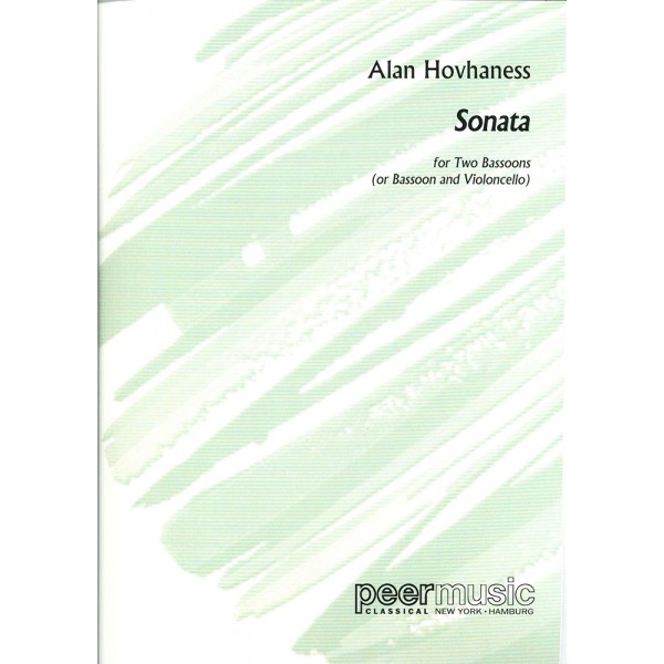 Hovhaness: Sonata for Two Bassoons (or Bassoon and Violoncello) Op. 266