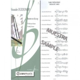 Ouzounoff: Bassoon on the top 32 études pour basson Vol. 1