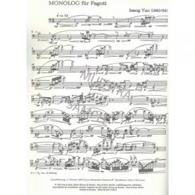 Yun: Monolog fur Fagott