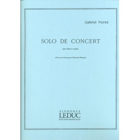 Pierné: Solo de concert Op. 35 para fagot y acompañamiento de piano