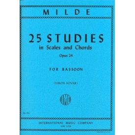 Milde, Ludwig: 25 studies in Scales and Chords op. 24