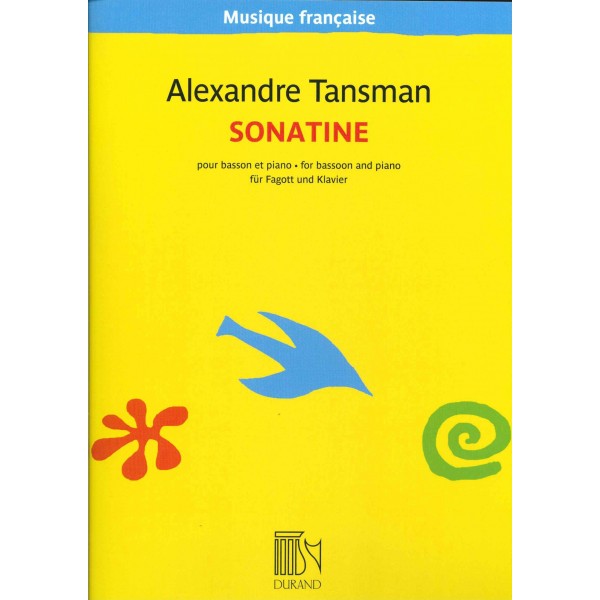 Tansman, Alexandre: Sonatine pour basson et piano