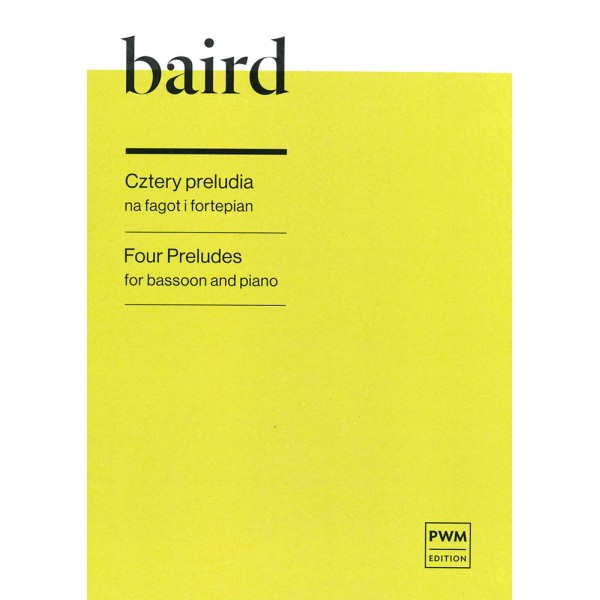 Baird: Four Preludes for bassoon and piano