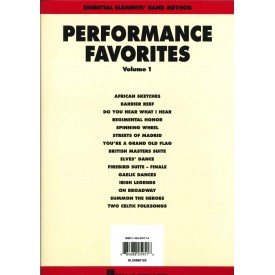 Performance Favorites Vol 1 Oboe