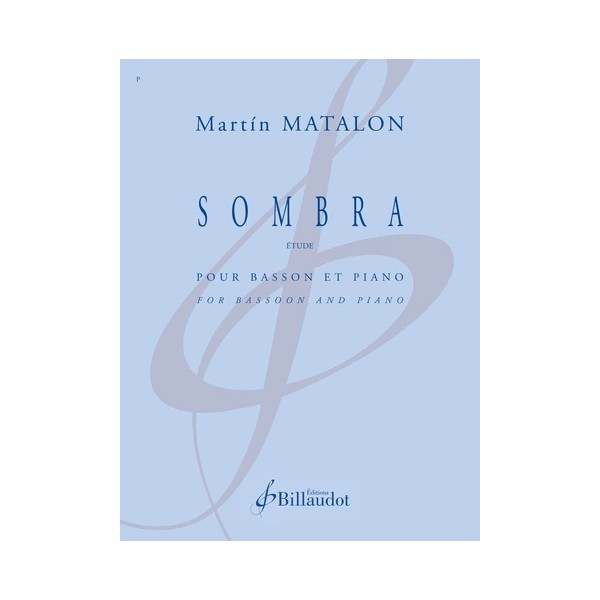 Matalon: Sombra For Bassoon And Piano
