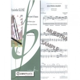 Klosé, Hyacinthe: Solo pour le basson pour basson et piano