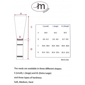 Pack 10 cañas fagot profesionales Mreeds