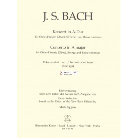 Bach: Concerto in A major para oboe de amor (oboe), Cuerdas y bajo continuo