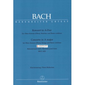 Bach: Concerto in A major para oboe de amor (oboe), Cuerdas y bajo continuo