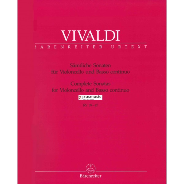 Complete Sonatas Cello Vivaldi