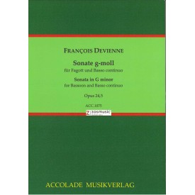 Devienne: Sonate g-moll für Fagott und Basso continuo Opus 24,5