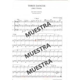 Norris: Three dances for three bassoons