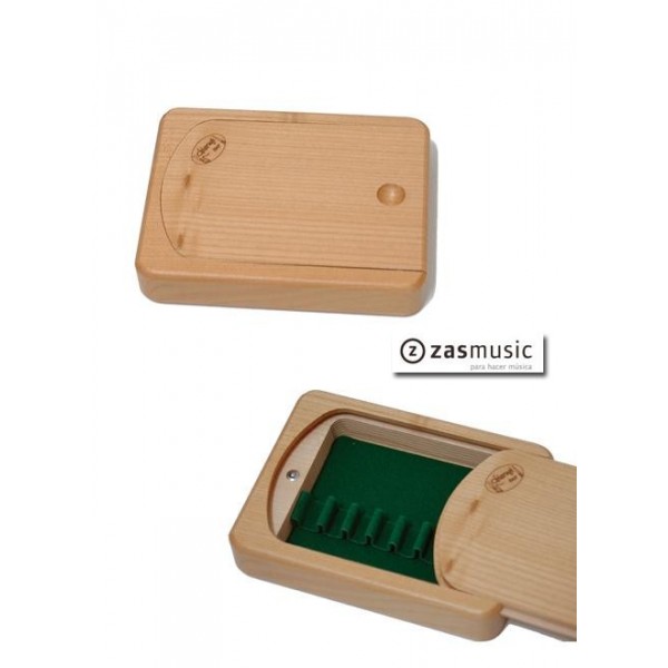 Estuche de madera para 8 cañas de fagot