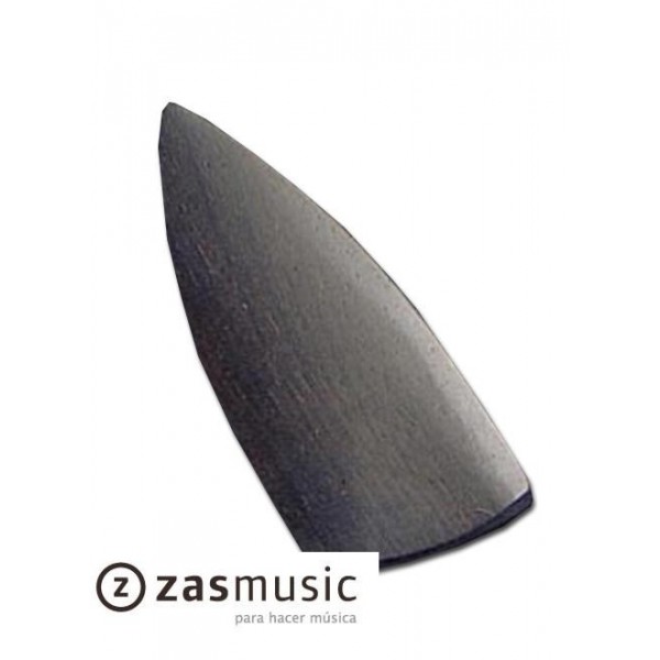 Lengüeta de ébano convexa