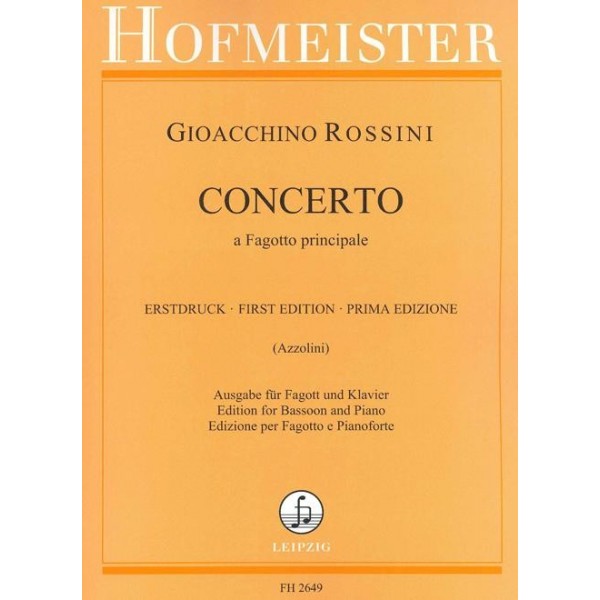 Rossini, Gioacchino: Concerto a fagotto principale