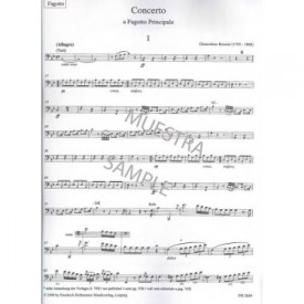 Rossini, Gioacchino: Concerto a fagotto principale