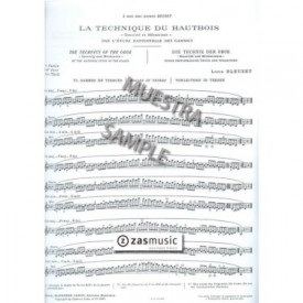 Bleuzet, Louis: La techique du hautbois vol 2. Sonorité et Mécanisme