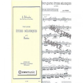 Debondue, A.: Vingt - Quatre Études Mélodiques pour le Hautbois