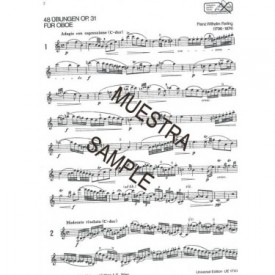 Wilhelm: 48 studies op. 31 for oboe (1840)