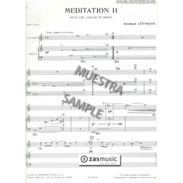 Lüttmann, Reinhard: Méditations II