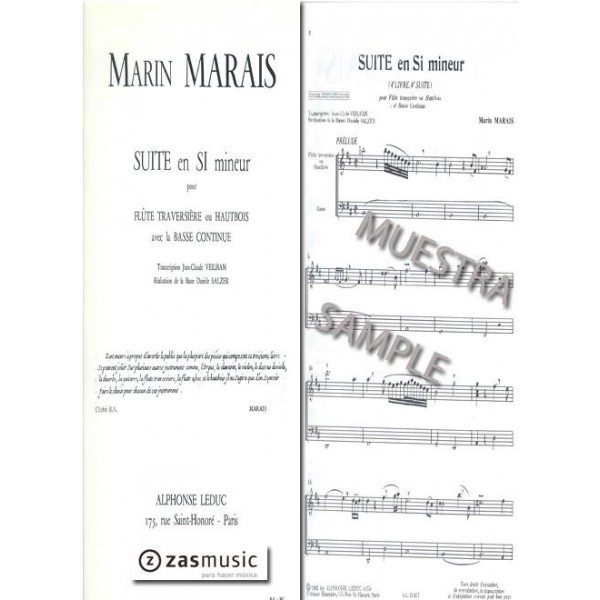 Marin Marais: Suite en si mineur