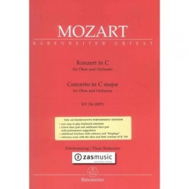 Mozart, Concerto in C major for Oboe and Orchestra KV 314