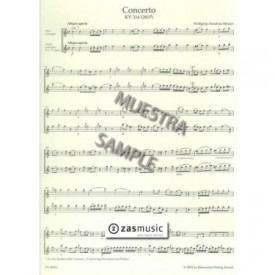 Mozart, Concerto in C major for Oboe and Orchestra KV 314