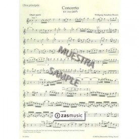 Mozart, Concerto in C major for Oboe and Orchestra KV 314