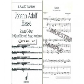Hasse: Sonate G-dur für Querflöte (Oboe, Violine) und Basso continuo