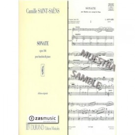 Saint-Saëns: Sonate op. 166 pour hautbois & piano