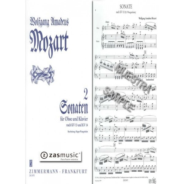 Mozart: 2 sonaten KV 13 und KV 14