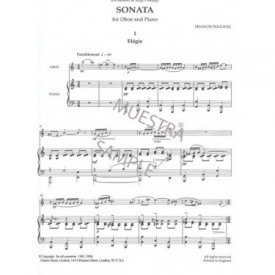 Poulenc: Sonata for oboe and piano