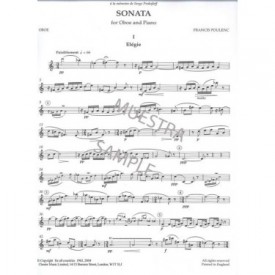 Poulenc: Sonata for oboe and piano
