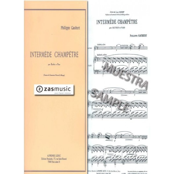 Gaubert: Intermède Champetre pour Hautbois et Piano.