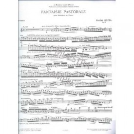 Bozza: Fantaisie pastorale Pour Hautbois et Piano