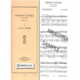 Malipiero, G. Francesco: Impromptu Pastoral pour Haubois et Piano
