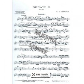 Handel, Georg Frederic (1685-1759): Deux sonates pour hautbois et piano