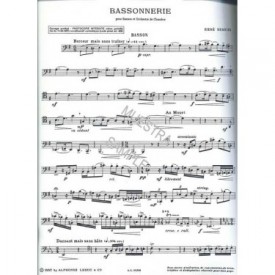 Bernier: Bassonnerie para fagot y orquestra de cambra